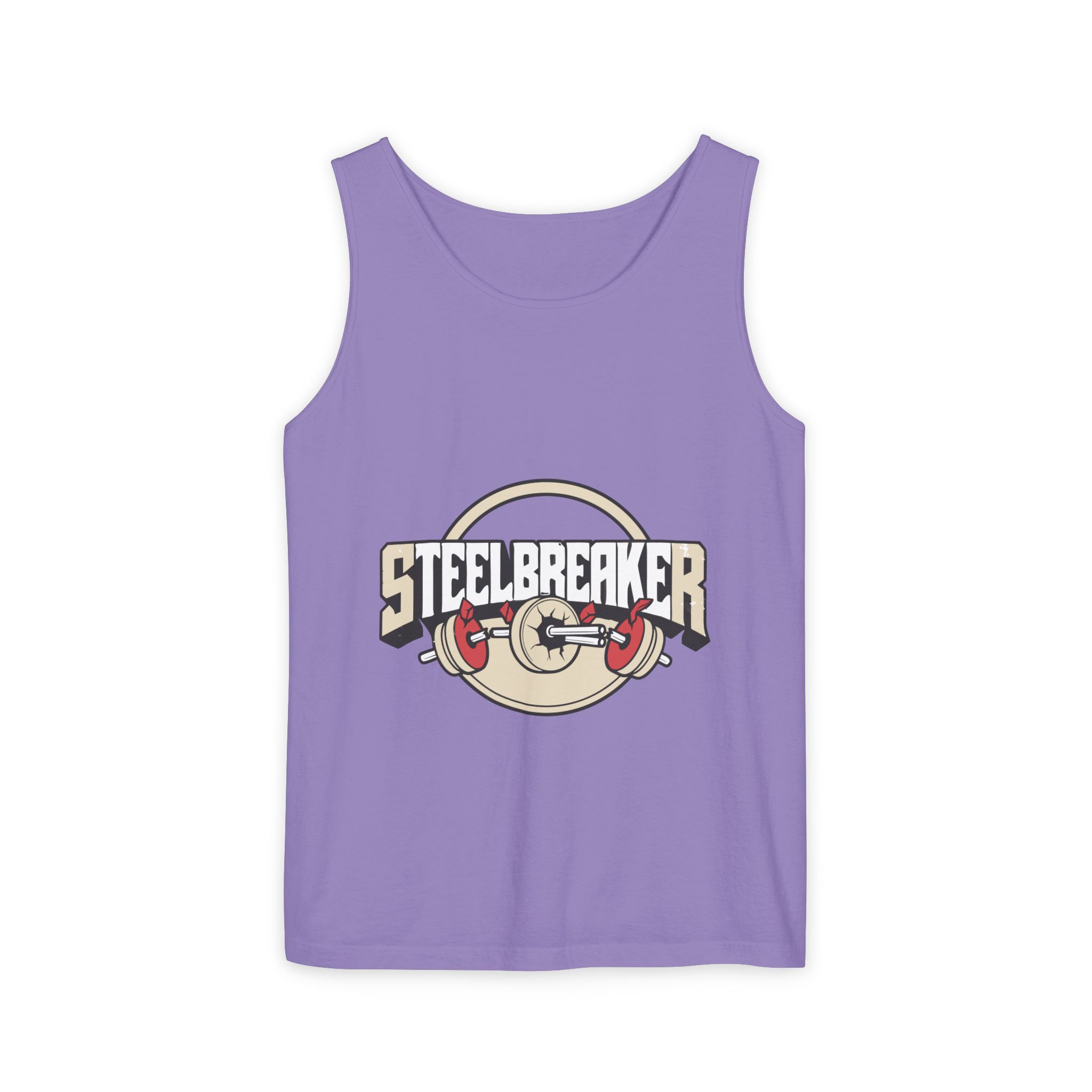 Steelbreaker Weightlifting Tank Top — Retro Barbell Gym Tee – Bild 37
