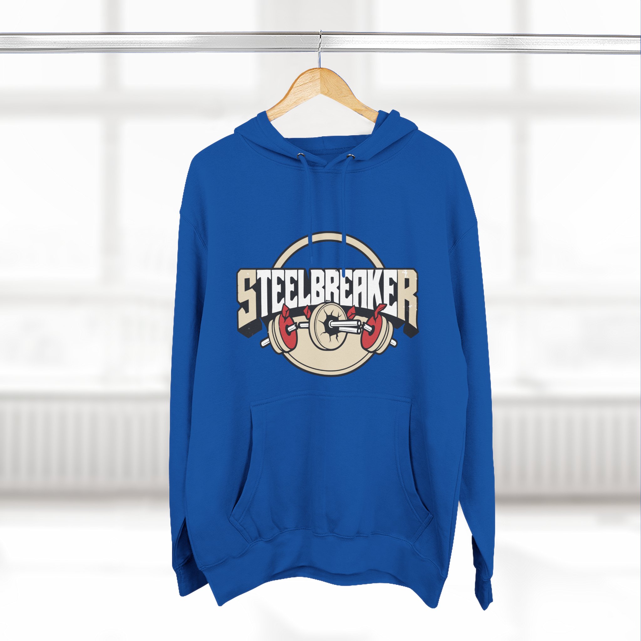 Steelbreaker Hoodie — 'Crack' Weightlifting Gym Pullover – Bild 20