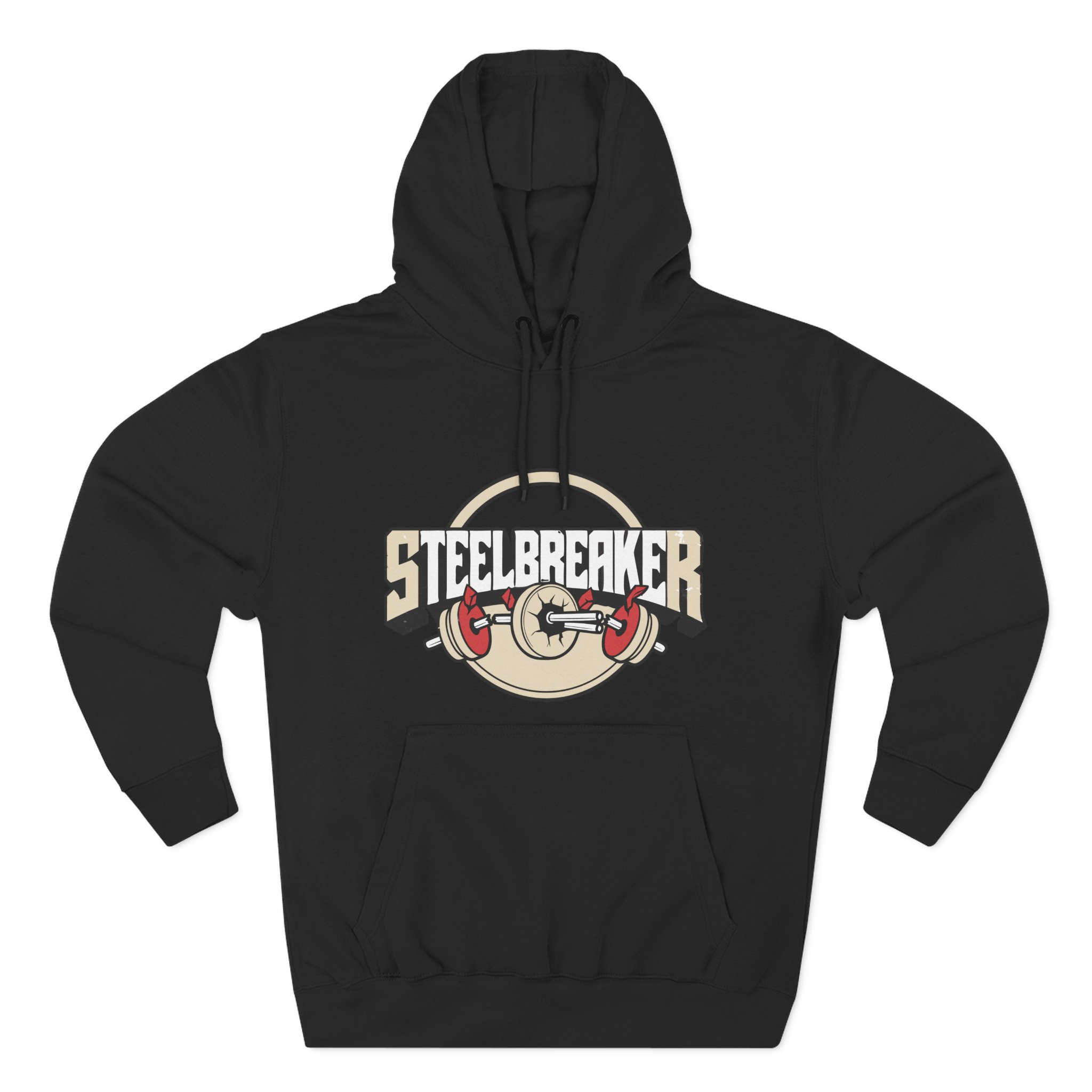 Steelbreaker Hoodie — 'Crack' Weightlifting Gym Pullover – Bild 9