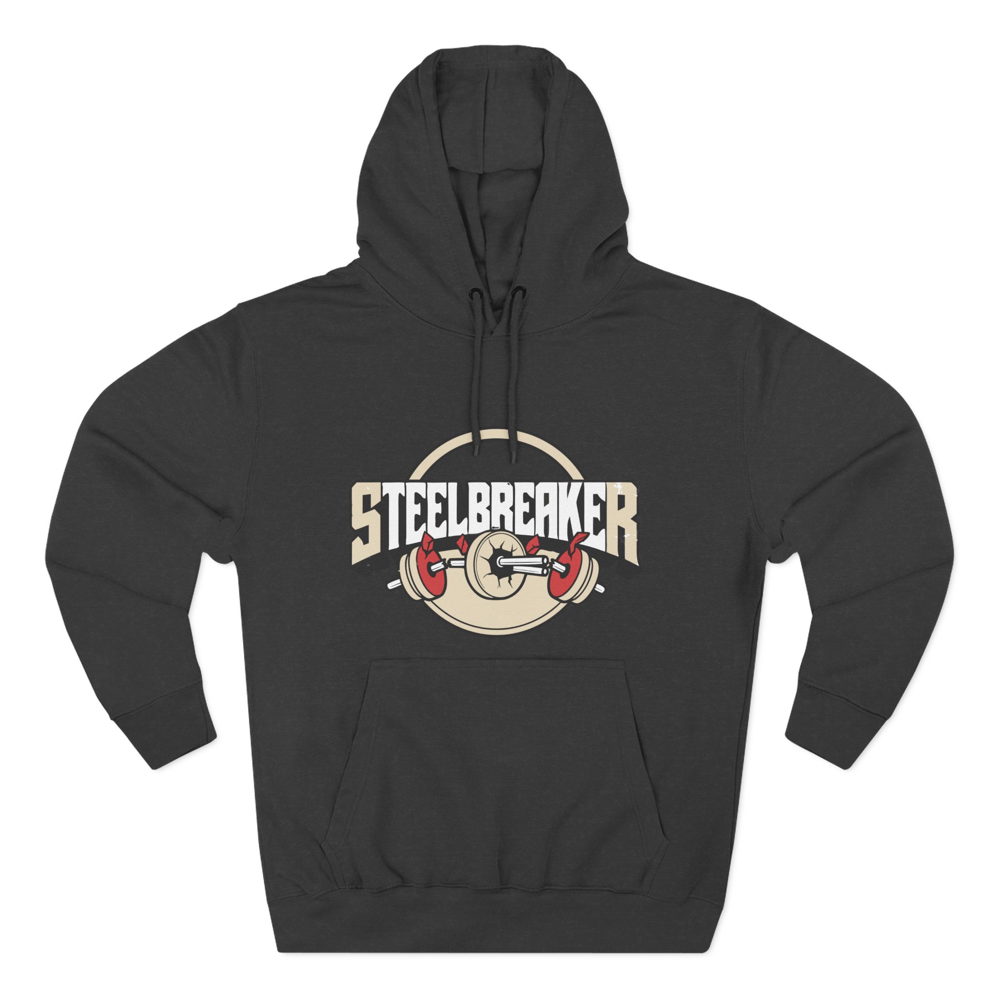 Steelbreaker Hoodie — 'Crack' Weightlifting Gym Pullover – Bild 5
