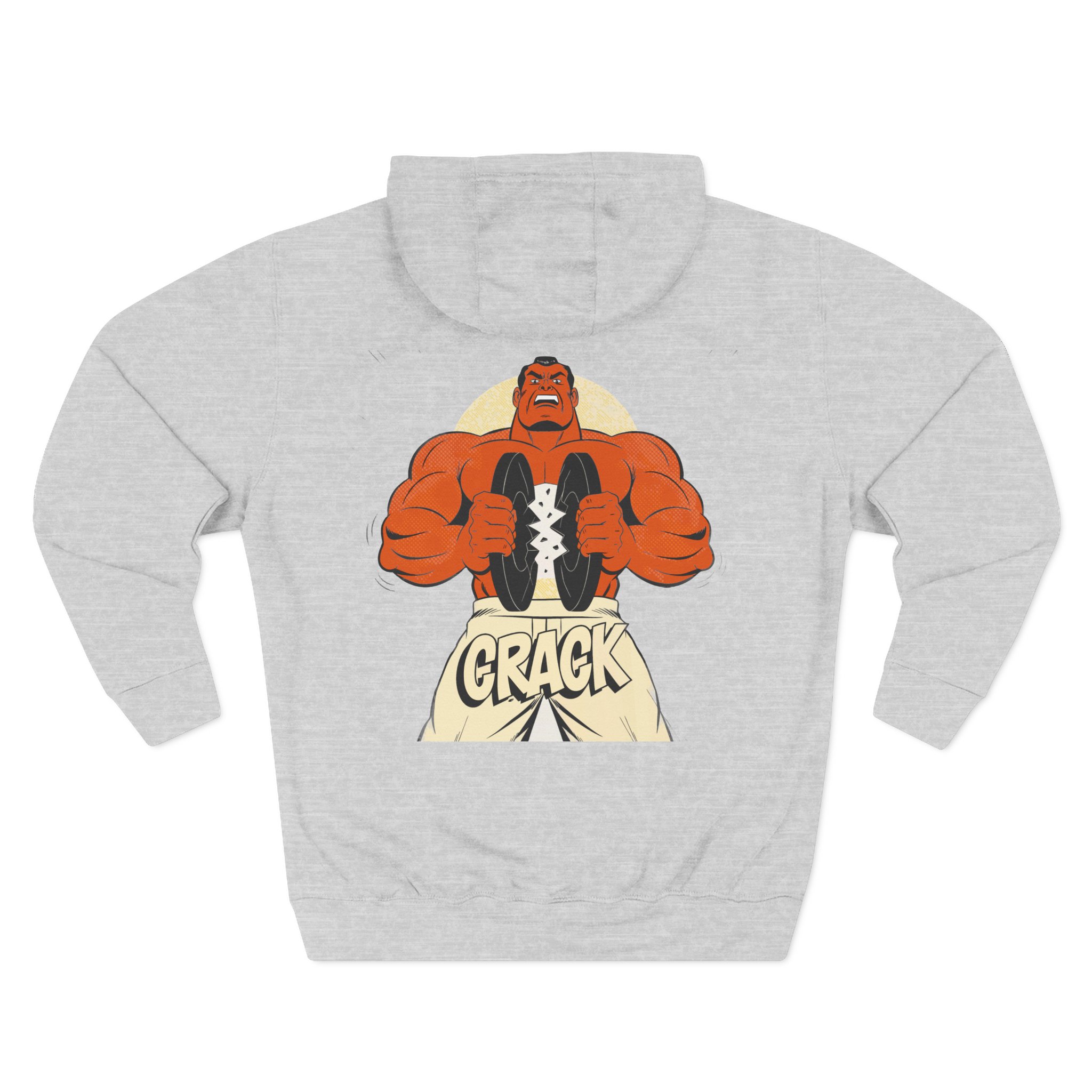 Steelbreaker Hoodie — 'Crack' Weightlifting Gym Pullover – Bild 2