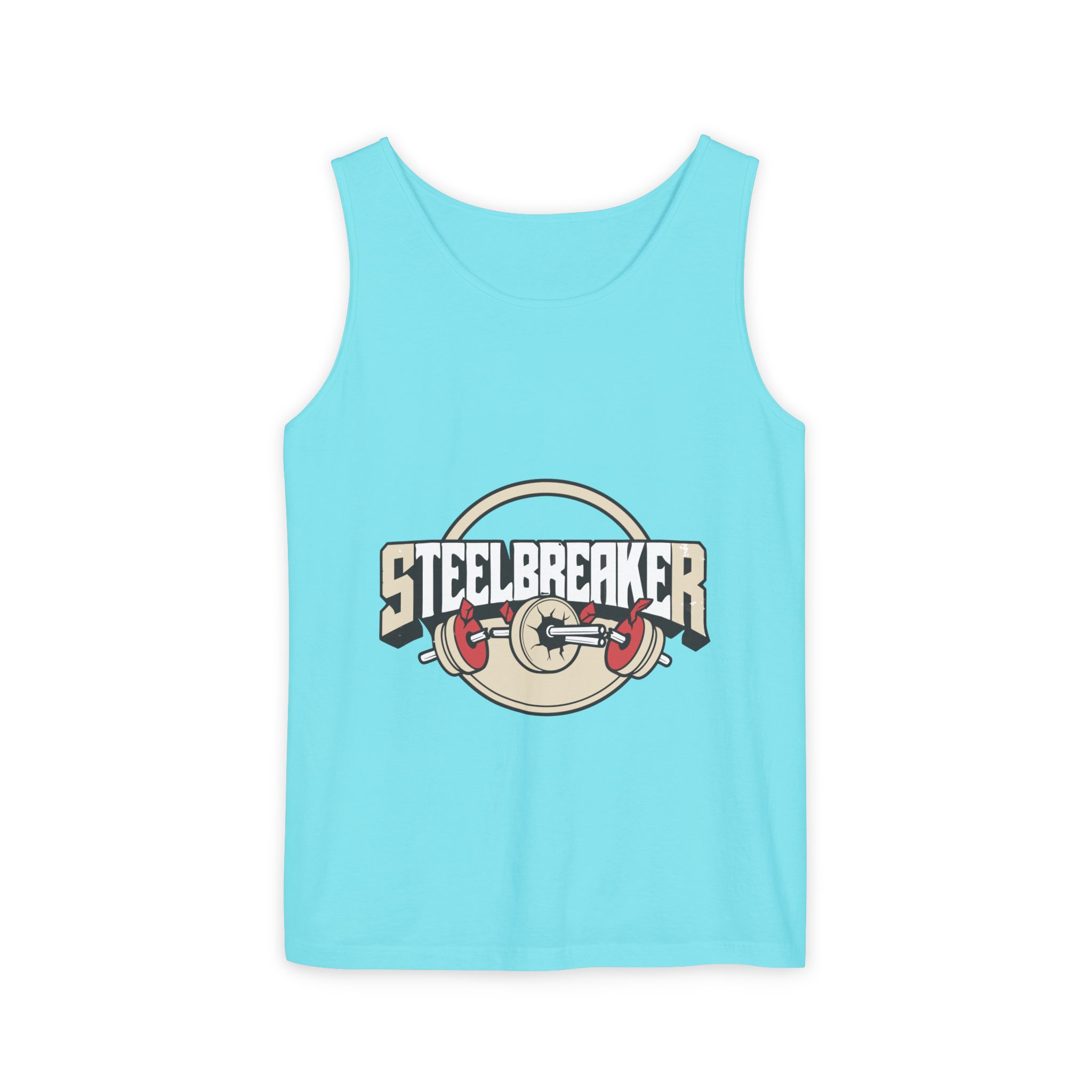 Steelbreaker Weightlifting Tank Top — Retro Barbell Gym Tee – Bild 21