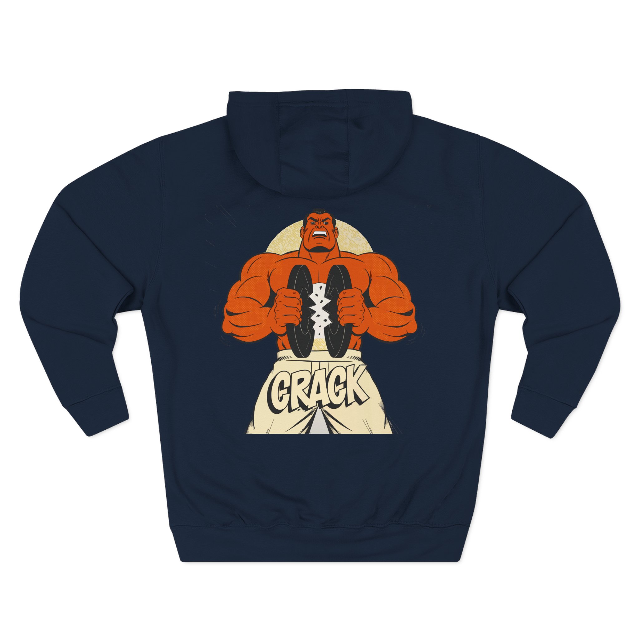 Steelbreaker Hoodie — 'Crack' Weightlifting Gym Pullover – Bild 22