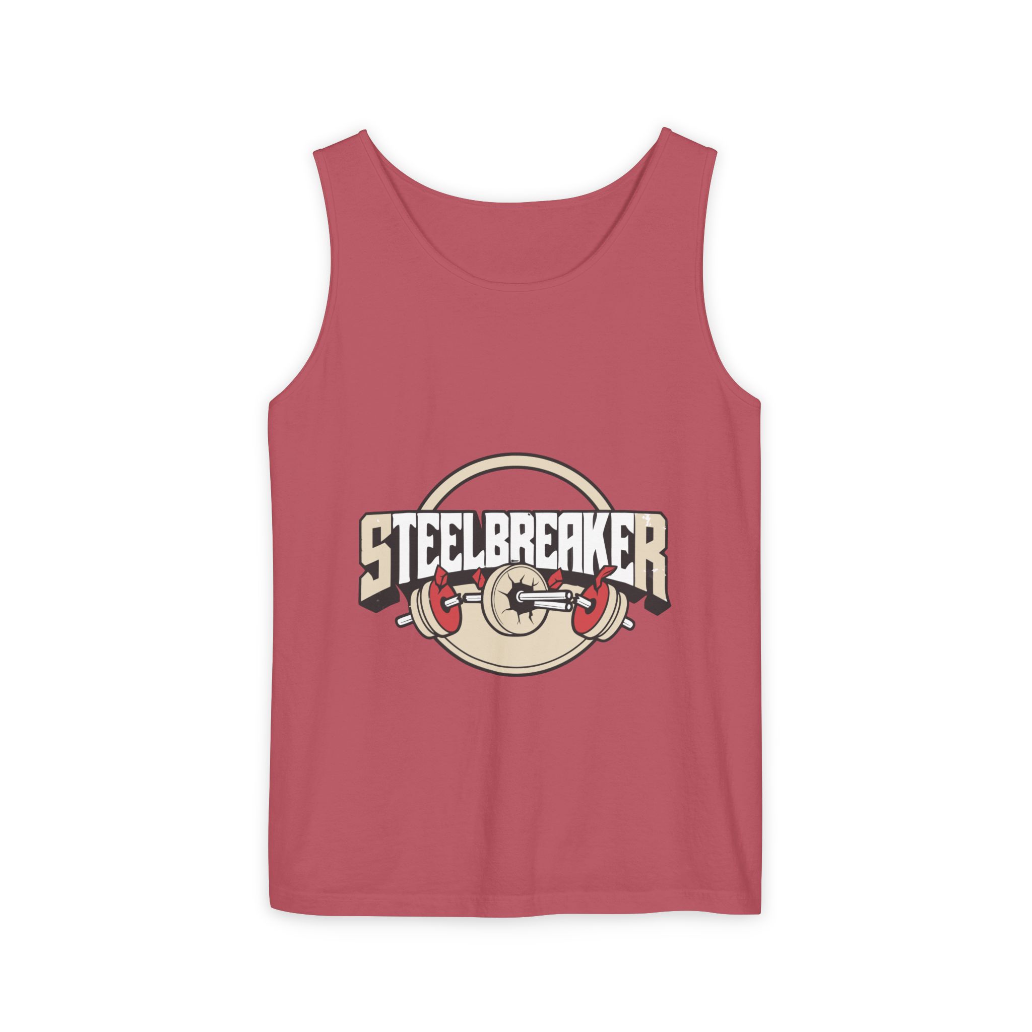 Steelbreaker Weightlifting Tank Top — Retro Barbell Gym Tee – Bild 45
