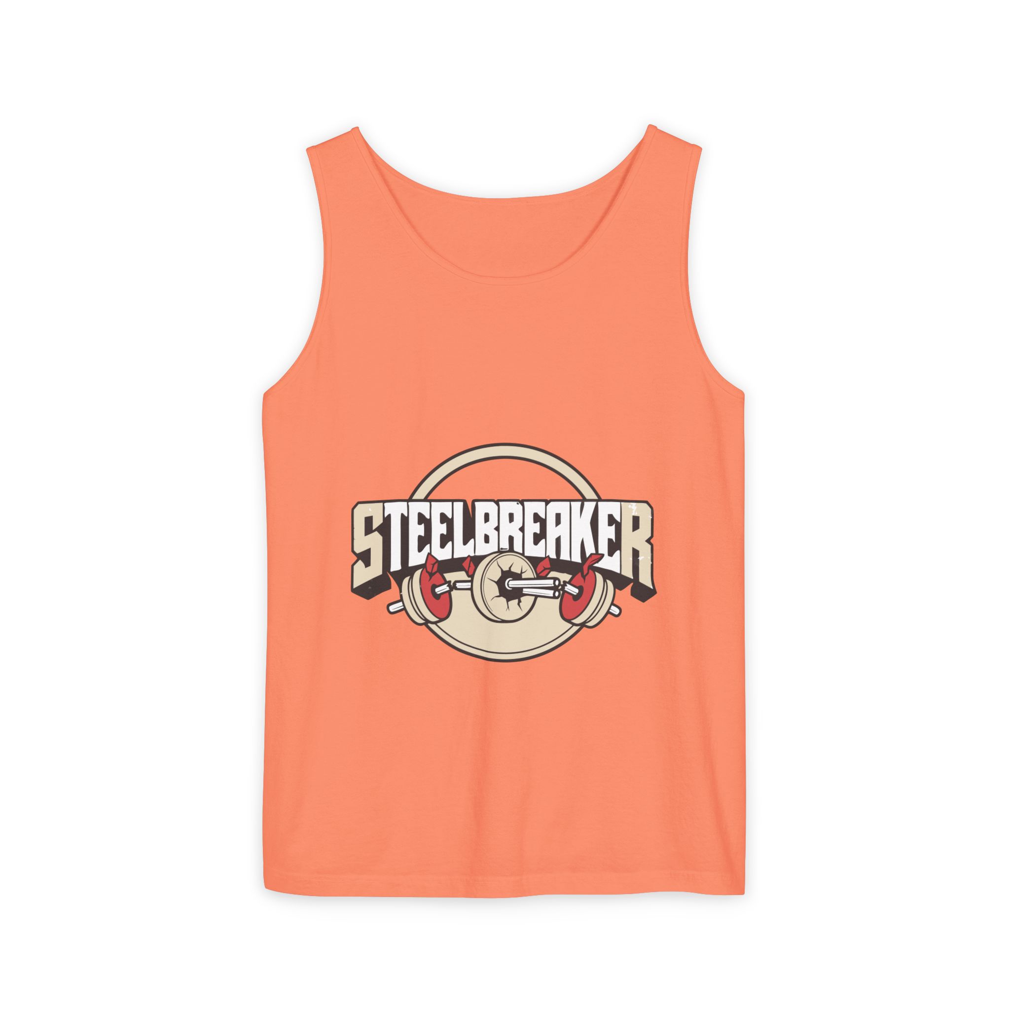 Steelbreaker Weightlifting Tank Top — Retro Barbell Gym Tee – Bild 9