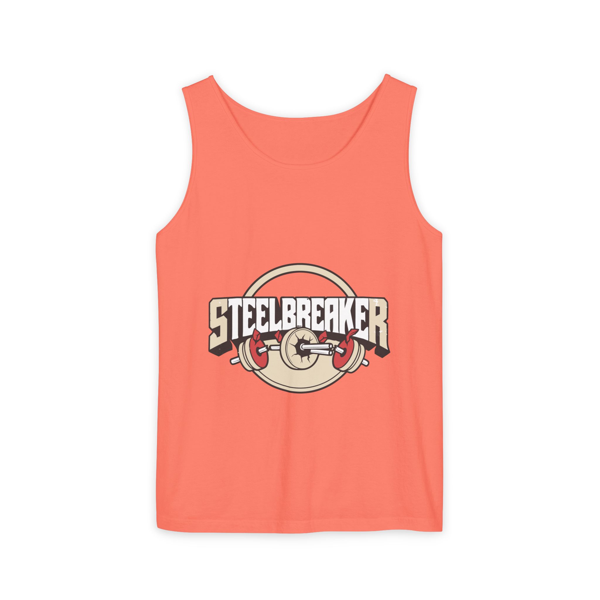 Steelbreaker Weightlifting Tank Top — Retro Barbell Gym Tee – Bild 13