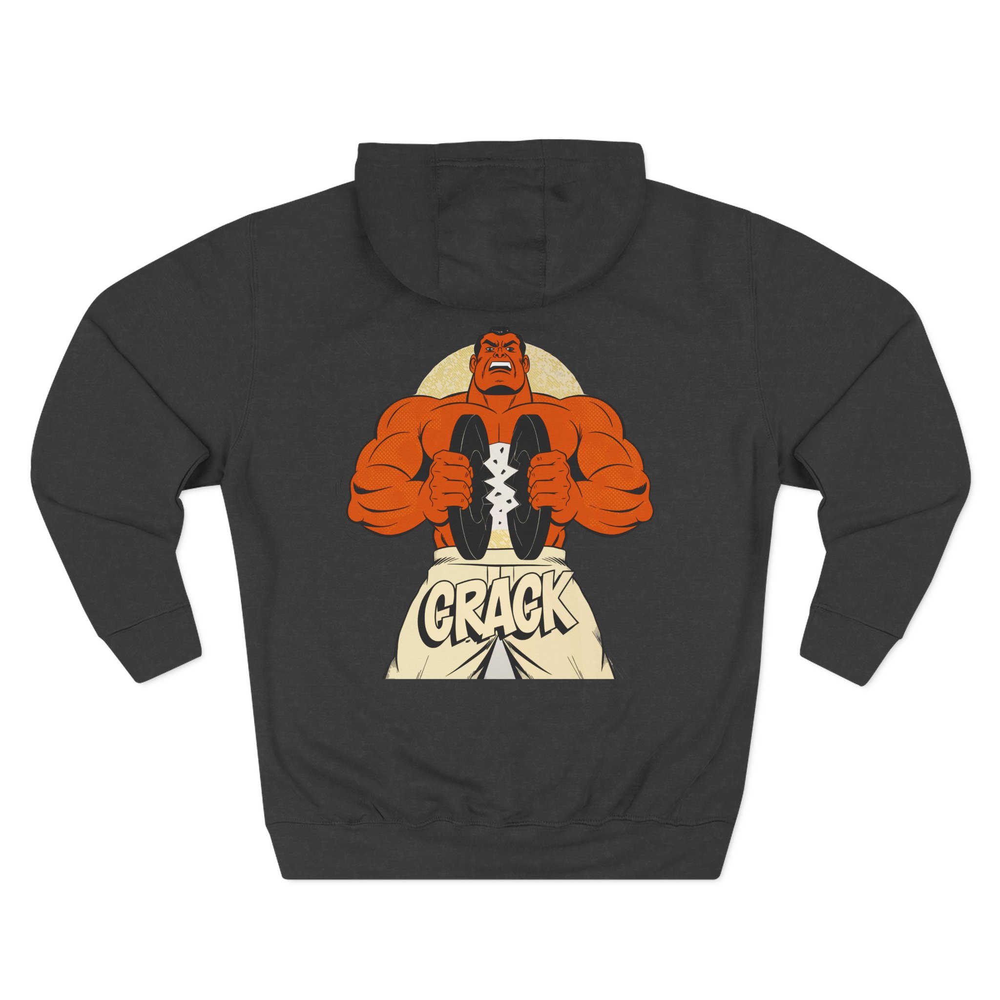 Steelbreaker Hoodie — 'Crack' Weightlifting Gym Pullover – Bild 6