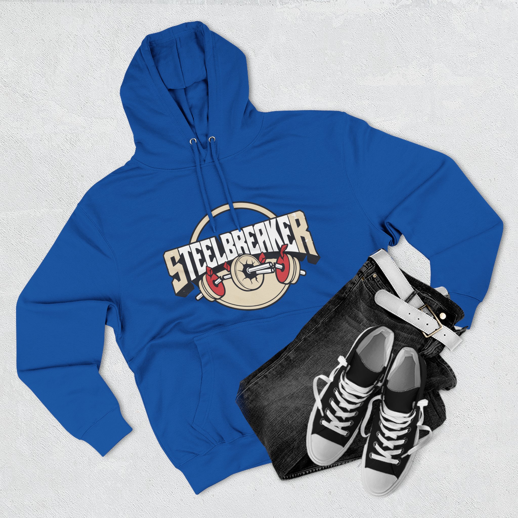 Steelbreaker Hoodie — 'Crack' Weightlifting Gym Pullover – Bild 19